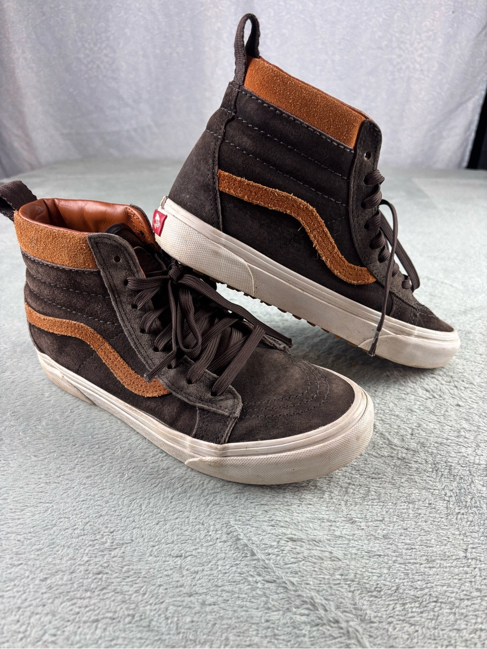 Vans Sk8-Hi MTE Suede Chocolate Torte High Top Sneakers - Size Men 6.5 / Women 8